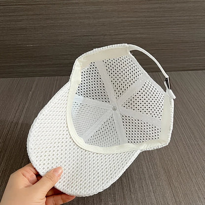 Vanjska ležerna mrežasta bejzbol kapa jednostavna tanka prozračna ljetna kapa za sunce za žene i muškarce