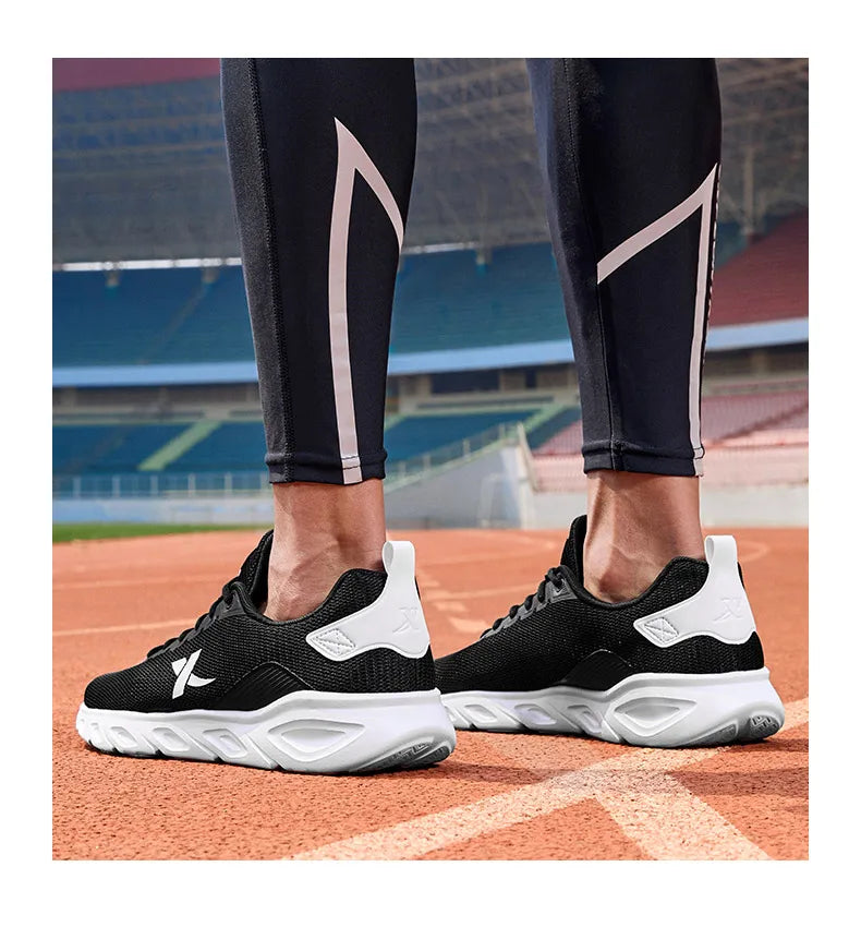 Xtep Running Shoes for Men 2025 Spring Sweat-Absorbing Sports Shoes Wear-Resistant Stability Sporty Sports Sneakers 880119115131