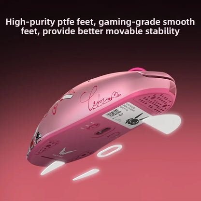 Mouse gaming wireless VALKYRIE VK M5 PRO con doppio 8K, ricevitore con display intelligente, ergonomico, leggero e a bassa latenza