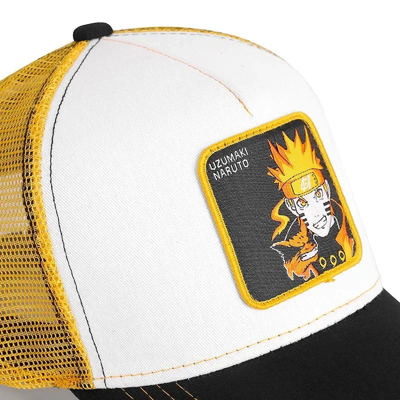 Casquette de baseball Snapback Naruto Uchiha Itachi, style anime, pour hommes et femmes, hip-hop, pour papa, casquette en maille ajustable, casquette de camionneur
