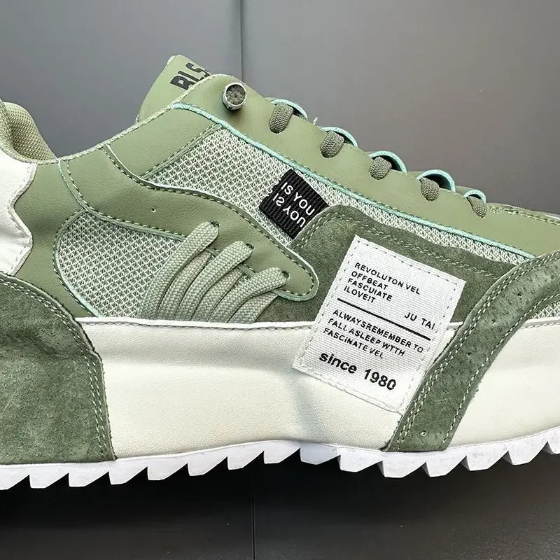 Men Luxury Sneakers Sports Shoes Moccasins Chunky Men Casual Sneakers Comfortable Breathable Trend Designed Personality Shoes