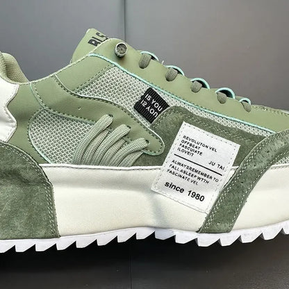 Men Luxury Sneakers Sports Shoes Moccasins Chunky Men Casual Sneakers Comfortable Breathable Trend Designed Personality Shoes
