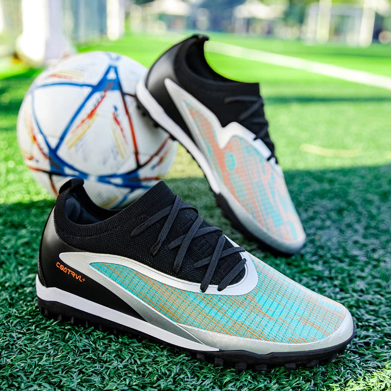 New Men Football Boots Non Slip Soccer Shoes Sport Outdoor Cleats Breathable Adult Long Spikes Training Boys Match Comfortable