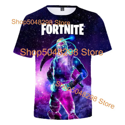 Μπλουζάκι Bushranger Fortnite για παιδιά, 3D εκτύπωση Banana Peely, T-shirt για άνδρες και γυναίκες, Tee Battle Royale Game, καλοκαιρινά τοπ, δώρα γενεθλίων