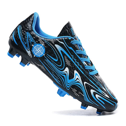 Kids Youth Soccer Cleats Football Shoes Men Non Slip Breathable Lightweight Training Sneakers Boys Children Football Match Boots