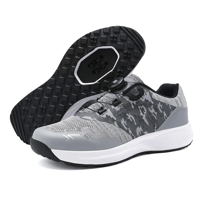 Cycling Sneaker MTB Men Sports Dirt Bike Shoes SPD Pedal Mountain Bicycle Footwear Speed Racing Man Flat Off Road Cycling Shoes