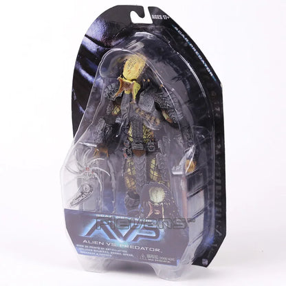 NECA AVP Alien vs. Predator Chopper Celtic Scar Predator Φιγούρα Δράσης 7" Αρθρωτό Κινητό Μοντέλο Παιχνίδι