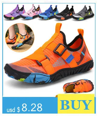Buty do pływania dla dzieci, szybkoschnące buty plażowe, buty wodne dla chłopców i dziewczynek, buty sportowe do chodzenia boso, trampki do brodzenia, sandały dla dzieci do nurkowania, wędkowania i surfowania