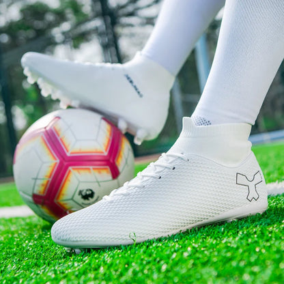 Men Quality Soccer Shoes Durable Boys Football Boots Lightweight Children Football Shoes Futsal Training Sneakers Soccer Cleats