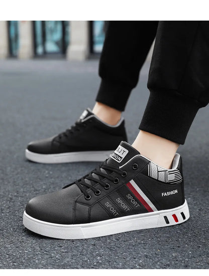 Męskie buty do skateboardingu 48 – codzienne, wysokie trampki do chodzenia, buty sportowe, oddychające buty hip-hopowe, buty uliczne, Chaussure Homme