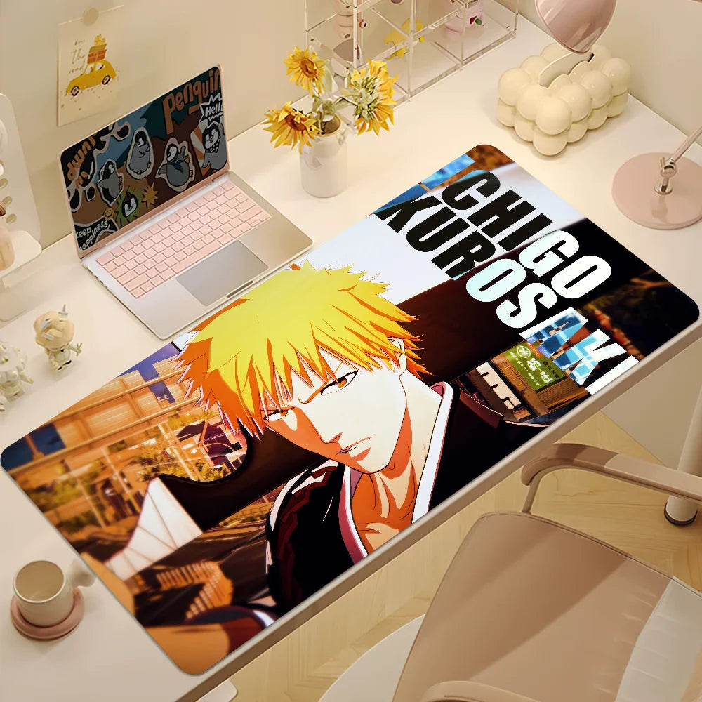 B-BLEACH Rebirth of Souls Mouse Pad Desk Mat Large Non-slip Anti-fray Keyboard Ergonomic Office Rubber PC Home Custom