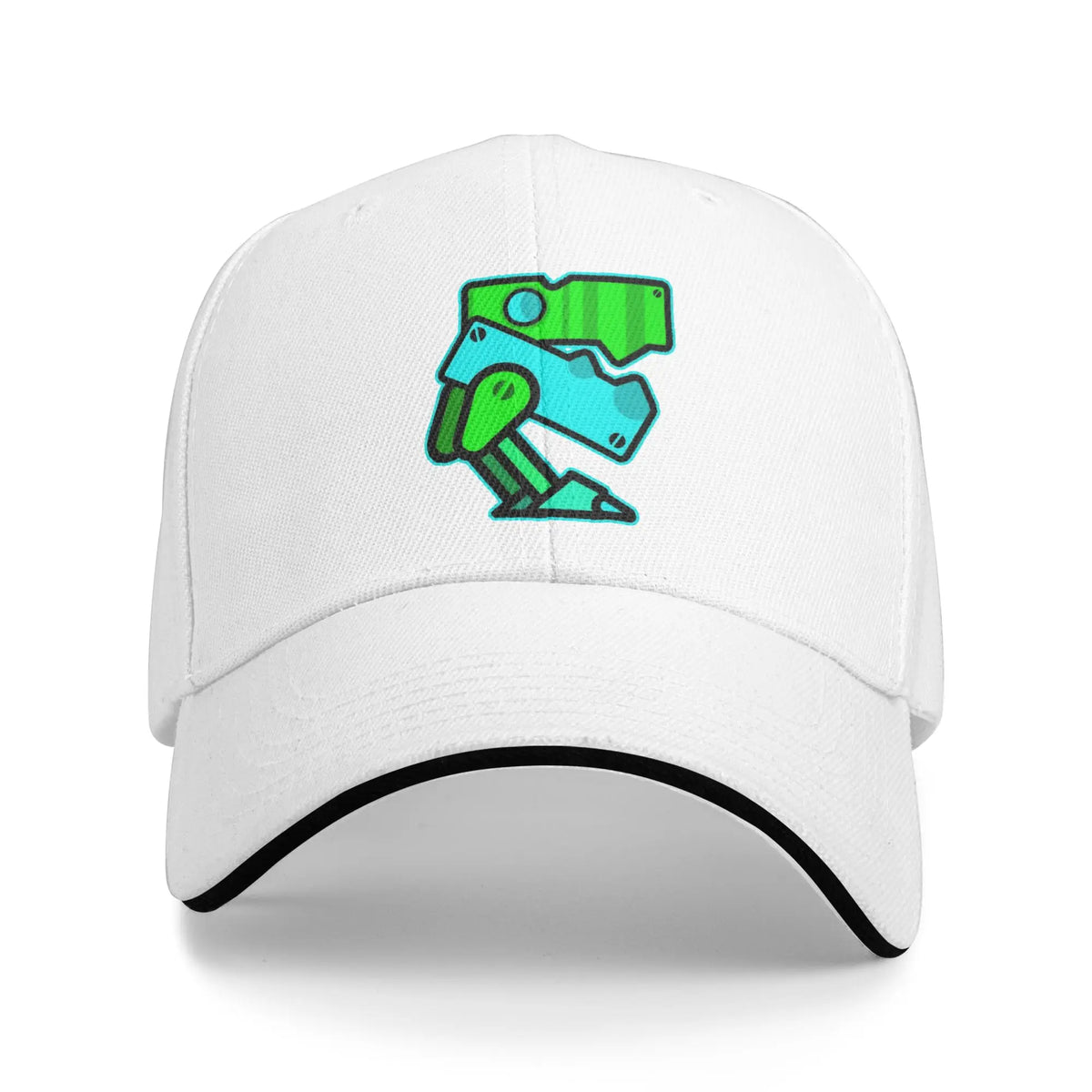 Geometry Game Dash Baseballkeps Casual Oblockerad Nivå Sandwichhatt för män och kvinnor Andningsbar huvudbonad för aktiviteter