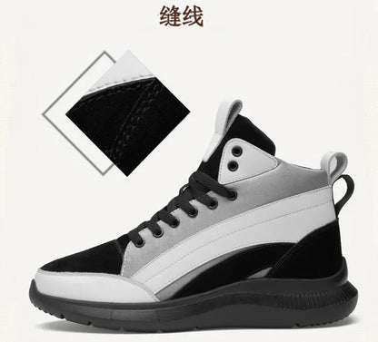 High-top Heightening Shoes Elevator Shoe Height Increase Footwear Men Height Increase Insole 6CM 8CM 10CM Sneakers Shoes