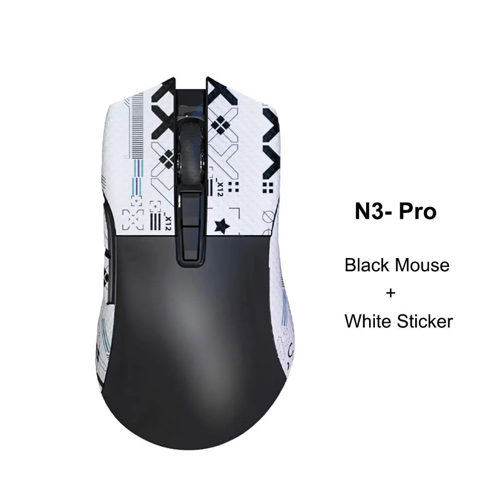 Rato Gaming Sem Fios Motospeed Darmoshark N3 Pro Bluetooth Double 8K Tri-Mode Recarregável PAW3395 64g Ergonómico para Gamer