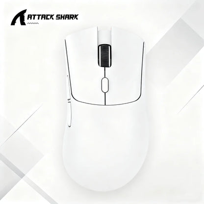 Attack Shark R1/X11 Tri-Mode Wireless Gaming Mouse, 18,000 DPI PAW3311 Bluetooth, 2.4GHz & Wired Lightweight Programmable Gaming Mouse for PC & Laptop