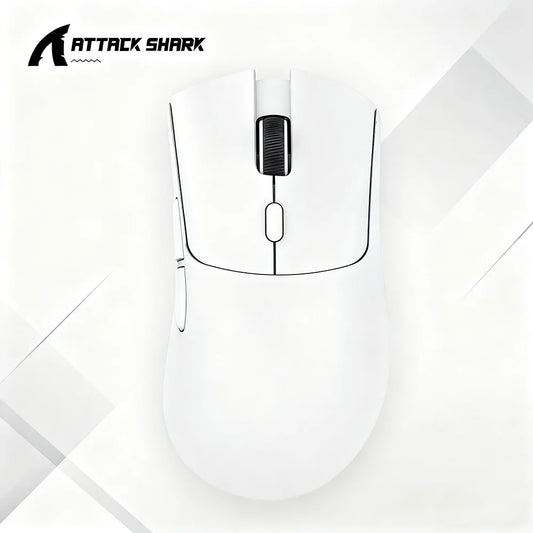 Attack Shark R1/X11 Tri-Mode Wireless Gaming Mouse, 18,000 DPI PAW3311 Bluetooth, 2.4GHz & Wired Lightweight Programmable Gaming Mouse for PC & Laptop
