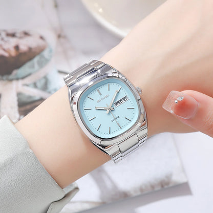 SKMEI 2420 Casual Female Wristwatch Dress For Women Ladies Business Steel Clock Fashion Quartz Date Time Women Luxury Watches