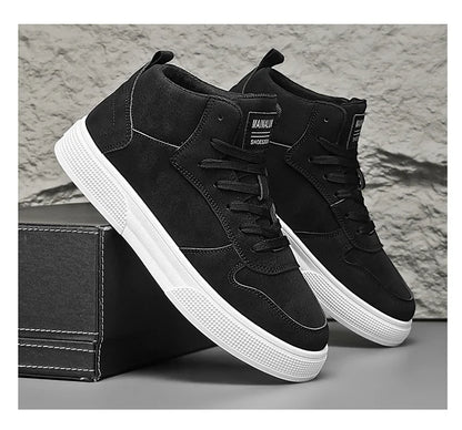 Men's Skateboarding Shoes 48 High Top Casual Sneakers Breathable Street Shoes Flats Shoes Lace UP Walking Shoes Chaussure Homme