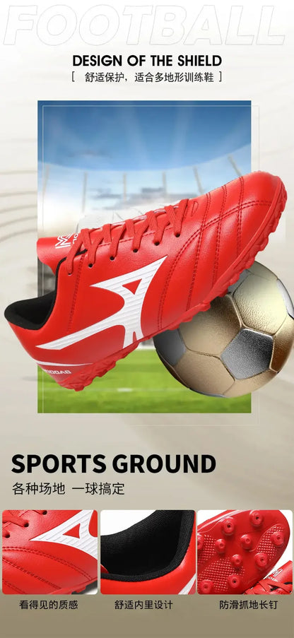 New Arrival Main Push  Soccer Cleats Long Broken Studs Outdoor Sports Football Shoes