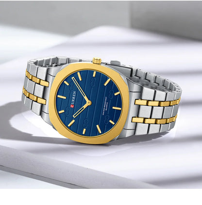 CURREN Top Luxury Brand Quartz Watch Men Stainless steel Strap Military Watches 30ATM Waterproof Wristwatch Relogio Masculino