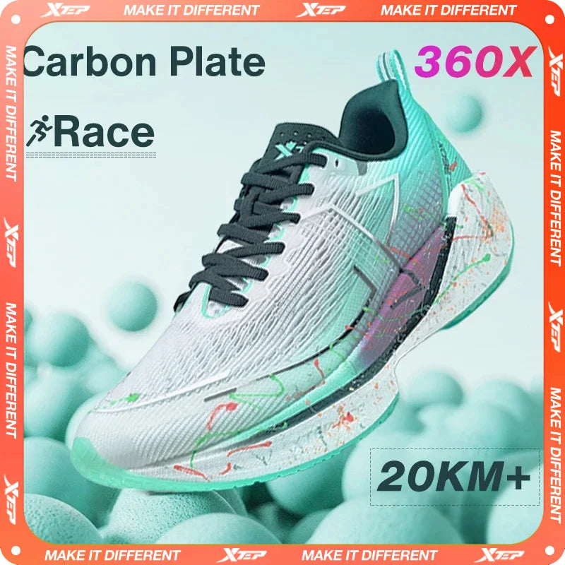 Xtep 360X Professional Ténis de Corrida para Homem com Placa de Carbono para Maratona PB, Sapatilhas Desportivas Leves em Material ETPU 976119110080