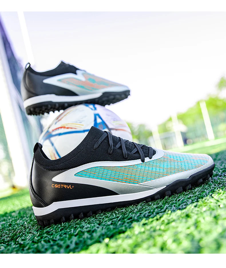 New Men Football Boots Sport Adult Long Spikes Soccer Shoes Training Outdoor Cleats Breathable Non Slip Boys Match Comfortable