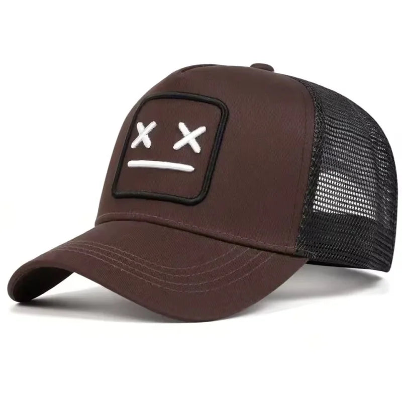 Unisex XX vezeni bejzbolski kape s mrežicom, podesive ležerne kape, proljetne i ljetne kape za vanjsku upotrebu s UV-zaštitom