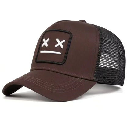 Unisex XX vezeni bejzbolski kape s mrežicom, podesive ležerne kape, proljetne i ljetne kape za vanjsku upotrebu s UV-zaštitom