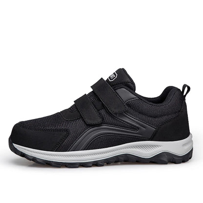Diabetic Shoes for Men Comfort Walking Shoes for Elderly Swollen Feet Orthopedic Adjustable Double Strap Hook and Loop Sneakers