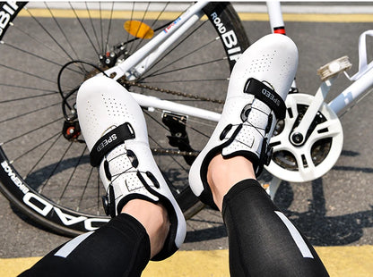 New Unisex pedal Cycling Shoes Flat shoes Suitable For Mountain Sports Pedal Self-Locking Cycling Shoes Breathable Cycling Shoes