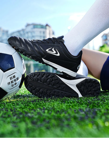 Sapatilhas de futebol de treino unissexo para adulto, tamanho grande, para jogo, interior, exterior e relvado, para jovens e estudantes, 39-45#