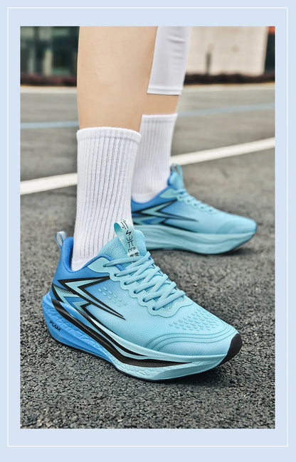 New Running Shoes Men Speciality Marathon Men's Sports Lightweight Carbon Board Women's Comfortable Athletic Nonskid Sneakers