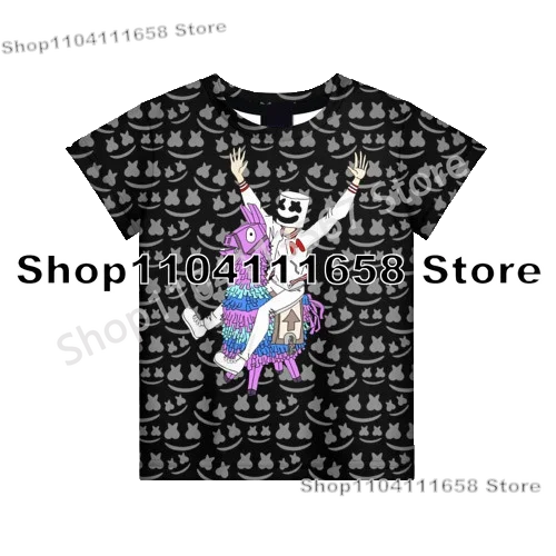 Presentes de Aniversário T-shirt F-Fortnite 3D Print Banana Peely Team Leader Bear para Homem, Tee Battle Royale Gaming, Top de Verão
