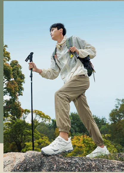 New Large Outdoor Mountaineering Shoes Men Spring and Autumn Mesh Breathable Sneaker Outdoor Travel Hiking Non slip Shoes