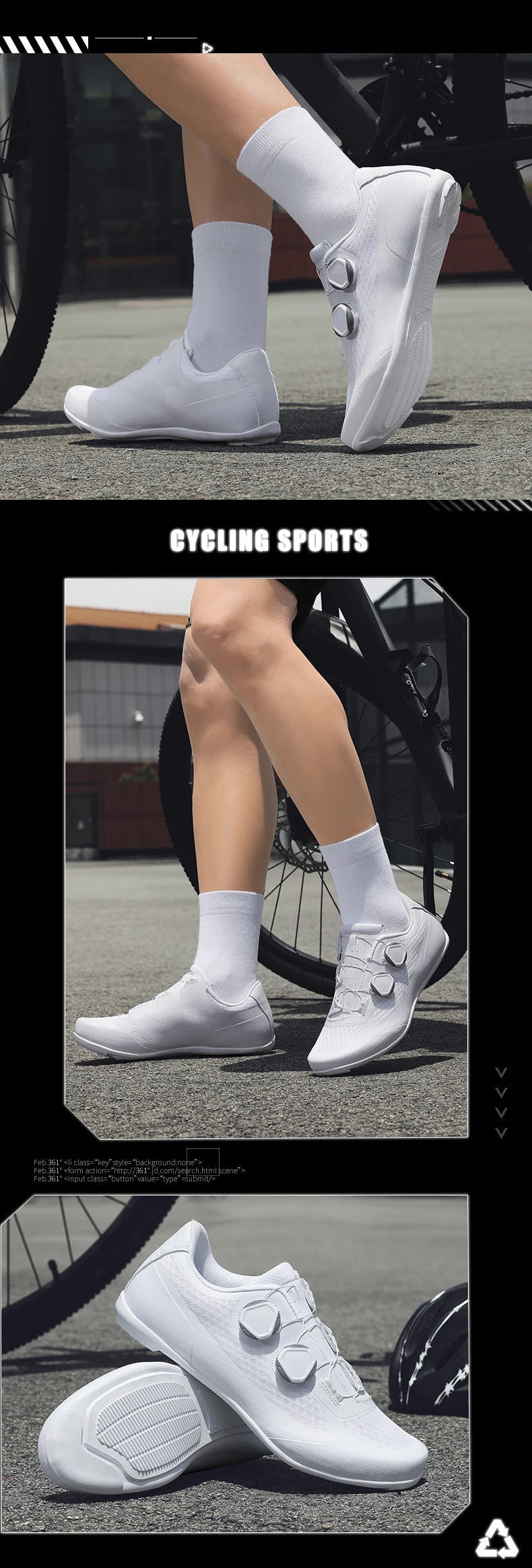 Speed Cycling Sneaker Men's Road Cycling Shoes Cleat Shoes Spd Shoes Cycling Flat Pedal Shoes Man Bike Outdoor Footwear White