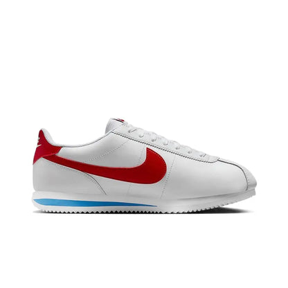 Nike Cortez: Stílusos, minimalista, puha, sokoldalú, kényelmes, tartós, alacsony szárú férfi futócipő – Fehér DM4044-108