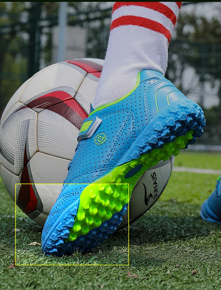 Buty piłkarskie dla chłopców, niskie, letnie, oddychające, sportowe, treningowe, na świeżym powietrzu, młodzieżowe, do gry na sztucznej murawie