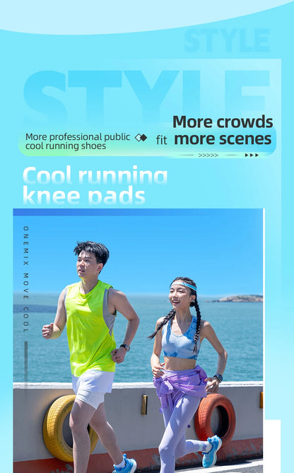 ONEMIX Chinese Sports Shoes New Shock-absorbent Men Running Shoes Non-slip Breathable Lightweight Outdoor Women Sneaker