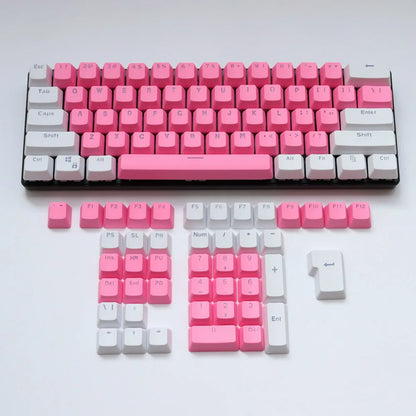 106 Keys Grey Red Keycaps PBT Specials Keycap Backlit Two-Color Key Caps For MX Switch 61/87/104 Mechanical Keyboard