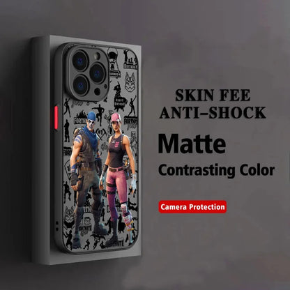 Puzdro na telefón Hot Game F-Fortnites pre Oppo A6 A5 A5x A59 A98 A38 A58 A78 A76 A57 A17 A55 A94 A74 A54 A16K A16 Pro 5G, matný kryt