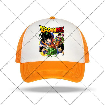 Dragon Ball-baseballkeps för kvinnor och män, solhattar, kepsar med tryck av seriefigurer och anime, bekväma unisex-bomullskepsar för vuxna, perfekta som sommargåvor och festpresenter