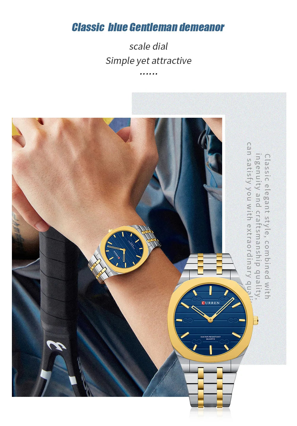 CURREN Top Luxury Brand Quartz Watch Men Stainless steel Strap Military Watches 30ATM Waterproof Wristwatch Relogio Masculino