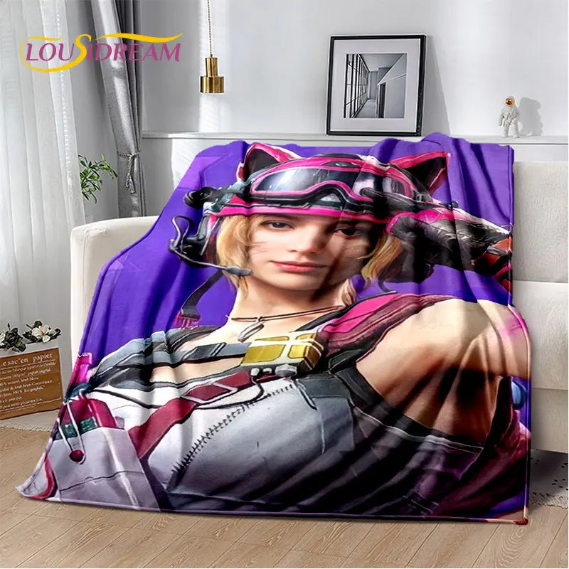 3D COD, Call of Duty геймърско меко плюшено одеяло, фланелено одеяло за всекидневна, спалня, легло, диван и офис покривало