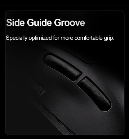 ATK Dragonfly A9 Ultra Wireless Gaming Mouse PAW3950, Tri-Mode 8K Gaming Mouse, Ultra-Lightweight Ergonomic Esports Mouse for FPS Gaming