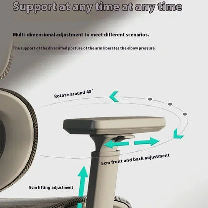 High Back Office Chair 3D Headrest Gaming Chairs Adjustable Computer Relaxing Massage Gamer Chair Ergonomic Office Furniture
