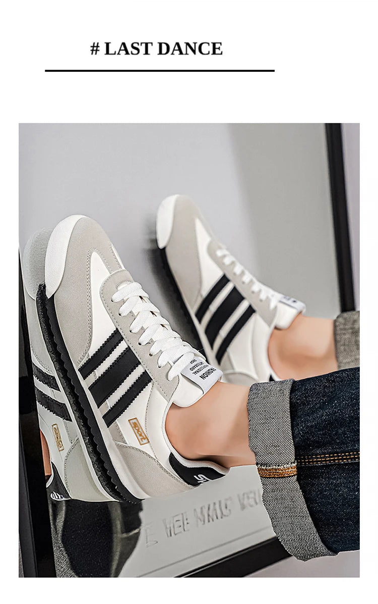 Men's Lightweight Forrest Gump Shoes, Soft Surface Non-Slip Sneakers, Retro Versatile Casual Shoes