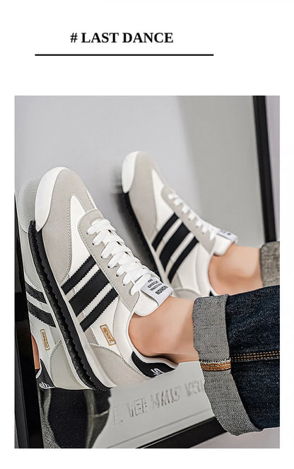 Men's Lightweight Forrest Gump Shoes, Soft Surface Non-Slip Sneakers, Retro Versatile Casual Shoes