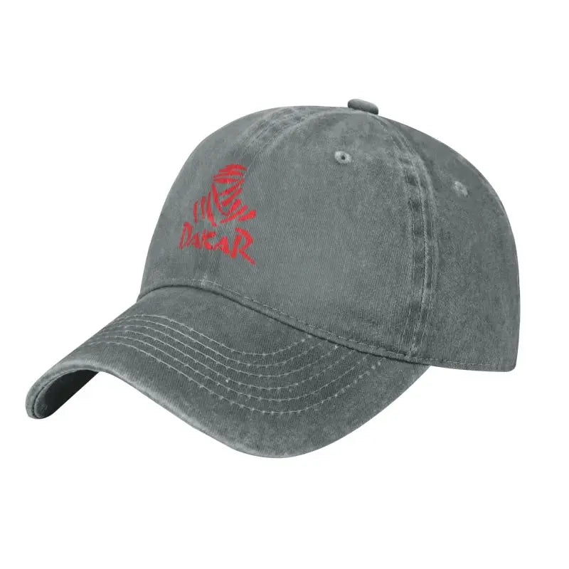 Vintage Racing Off Road D-Dakares Rally-baseballkepsar, unisex-modell, slitna och tvättade solkepsar, resekepsar, ostrukturerade mjuka kepsar