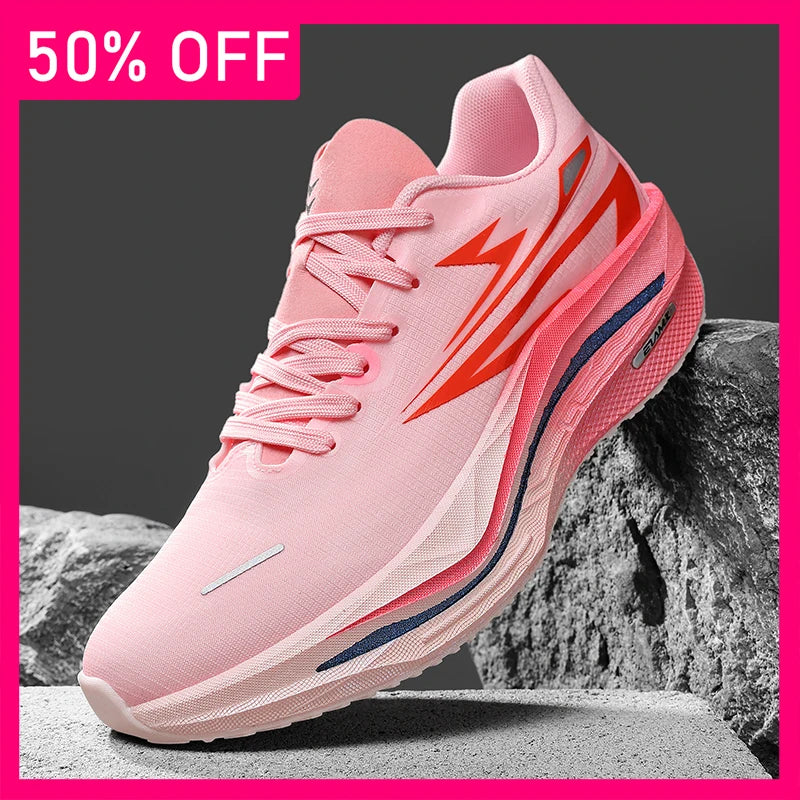 Sapatilhas desportivas unissexo modernas com atacadores para corrida, absorção de impacto, antiderrapantes, com efeito rebound, para treino, modelo 2026, sapatilhas de fitness outdoor