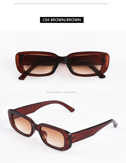 Gafas de sol cuadradas para hombre, rectangulares, de marca, de diseño, pequeñas, para hombre, estilo retro, con lentes negras, para conducir y pescar, Oculos UV400